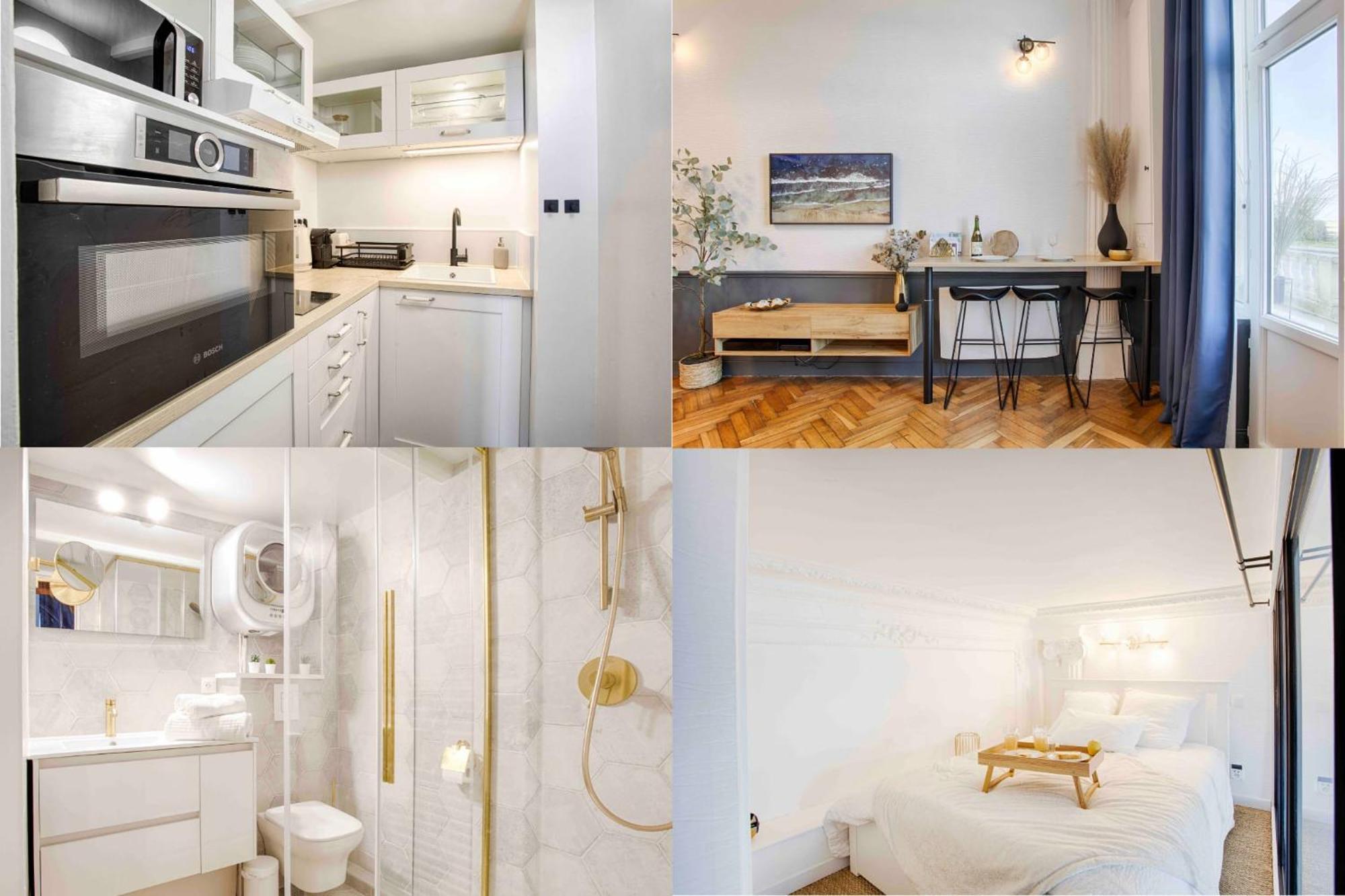 Welc'Home In Houlgate - Vue Et Acces Direct Sur Mer エクステリア 写真